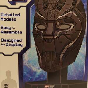 Spin Master Marvel 4D Build Black Panther 3D Puzzle Model Kit